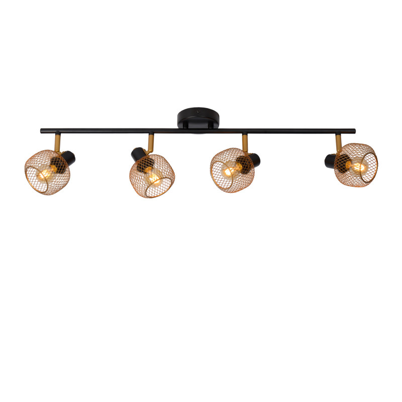 Spot Maren doré E14 4 x 40 W LUCIDE