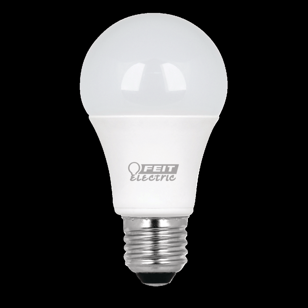 Feit Electric A19 Non-Dimmable LED Light Bulbs, 800 Lumens, Warm White, 60W, 2-pk