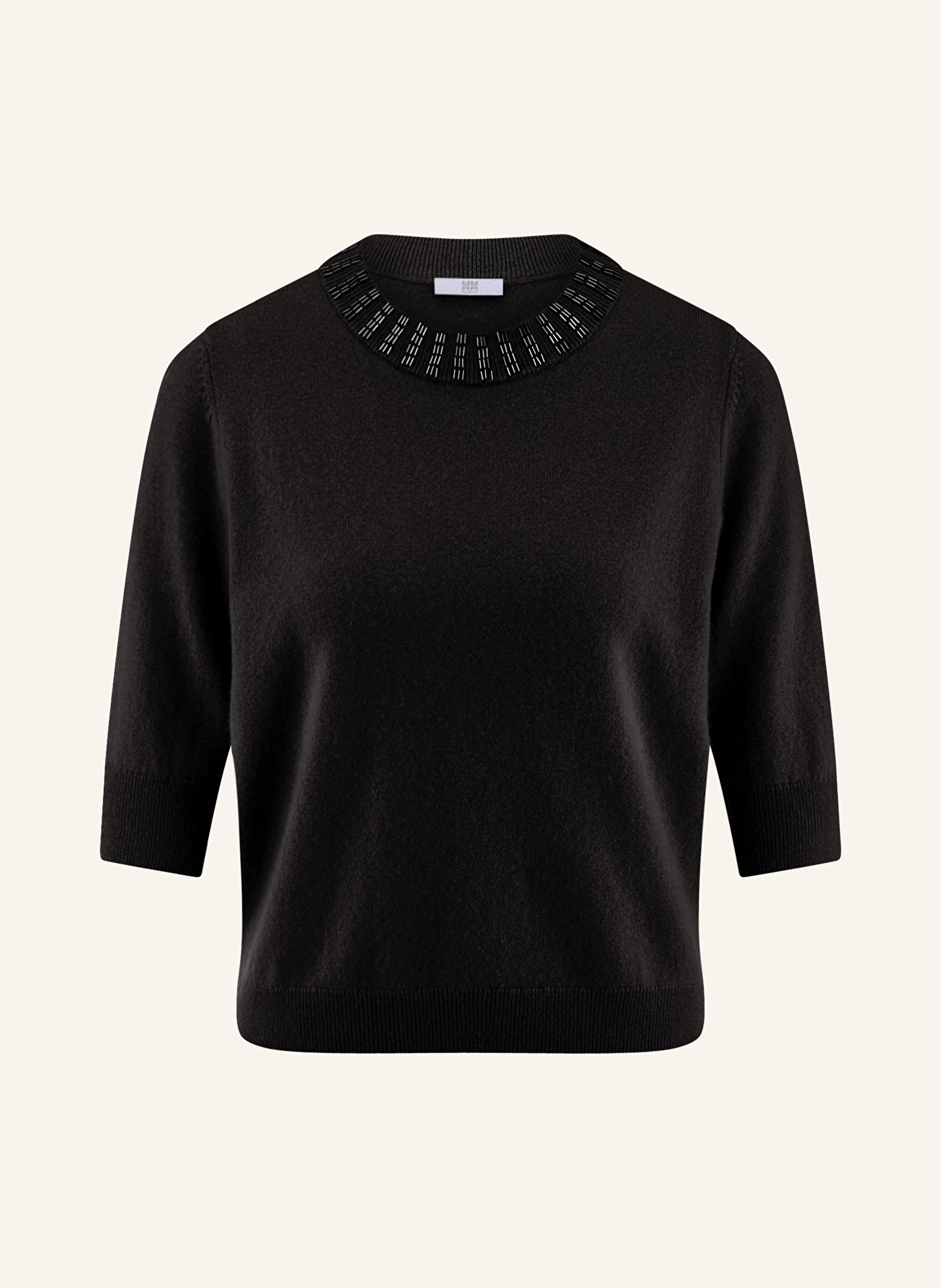 RIANI Strickshirt mit Cashmere und Schmucksteinen
