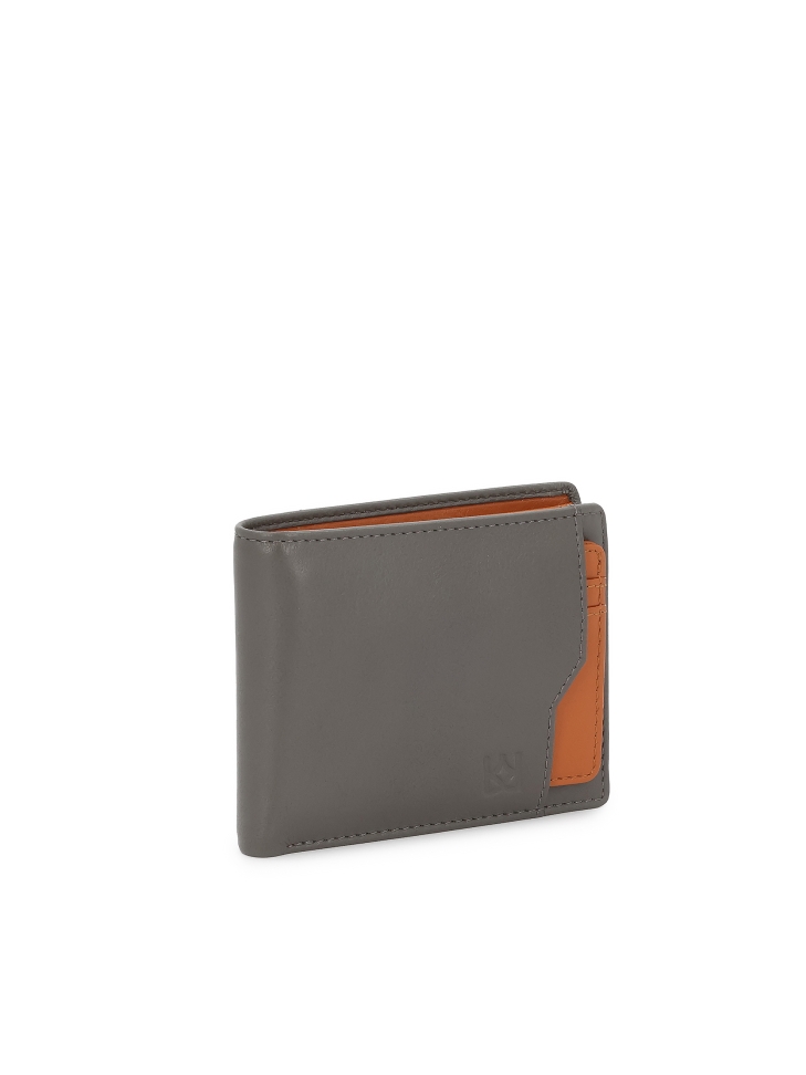 Grey wallet with removable card case