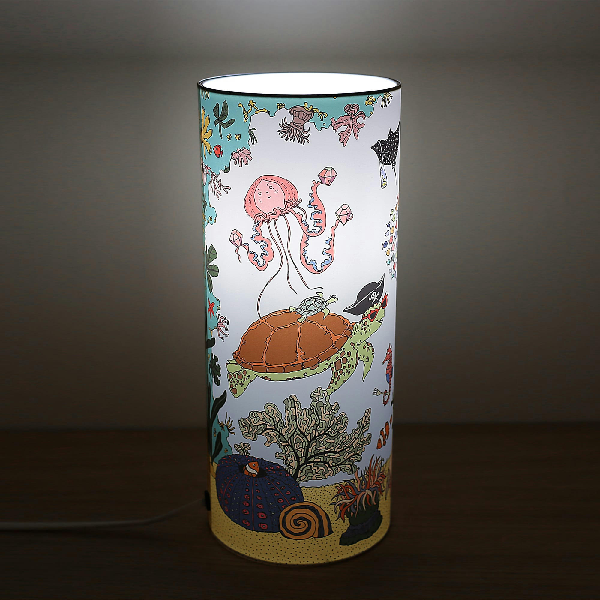 - Lampe à poser enfant Sous L'océan Bleue 30cm