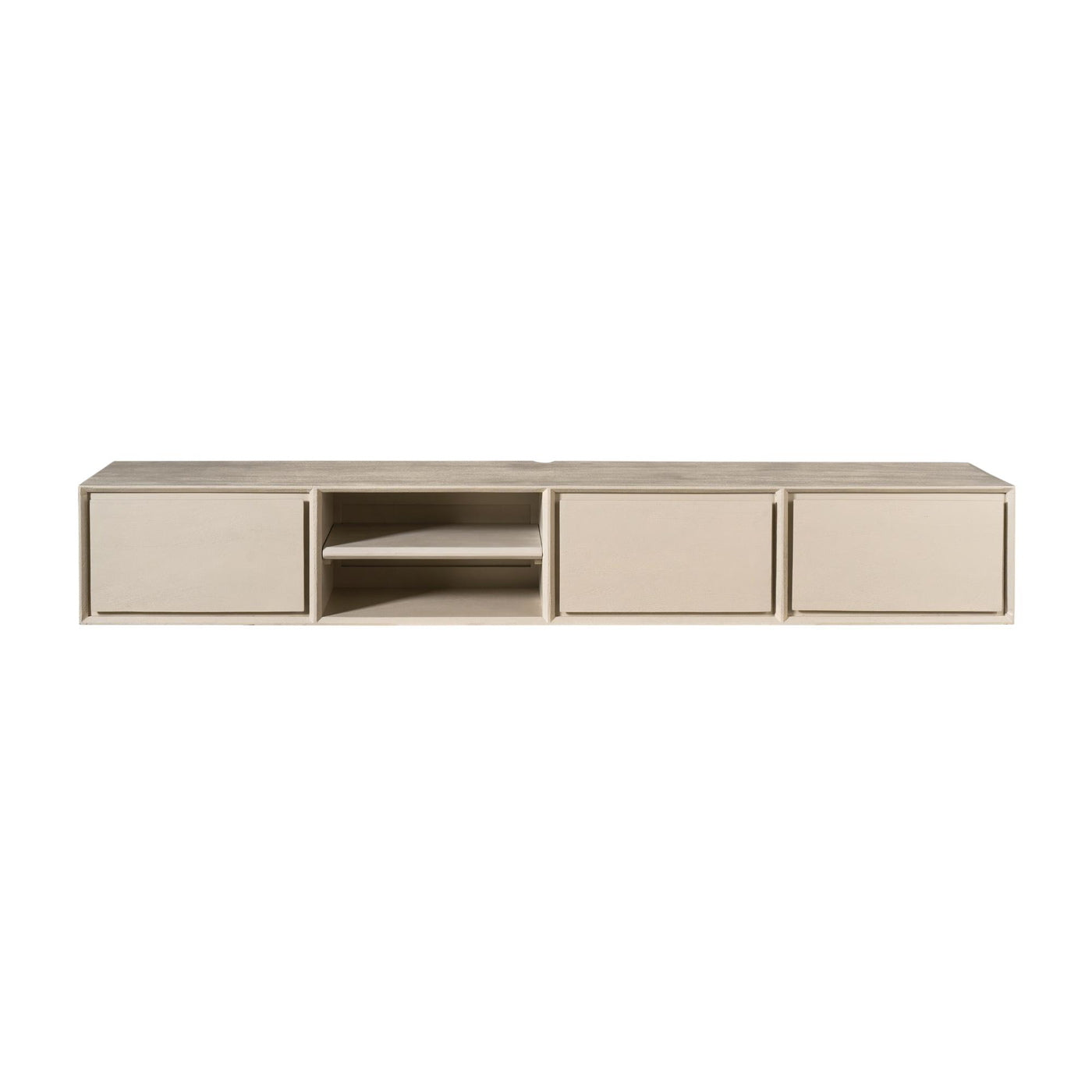 Starfurn Tv-meubel Ambiance - Zwevend - Zandkleur Hout - 200x35x30cm