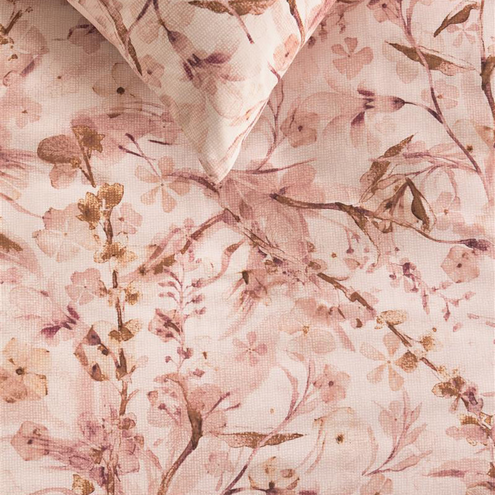 Rivièra Maison Blushing Blooms Dekbedovertrek 200 x 200/220 cm - Roze