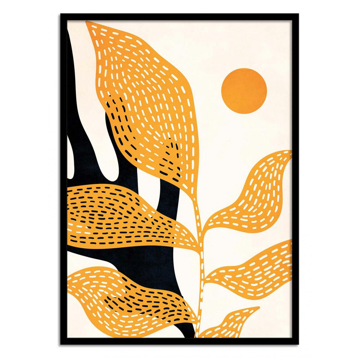 KUBISTIKA - VAN GOGH'S GARDEN - KUBISTIKA - Affiche d'art 50 x 70 cm