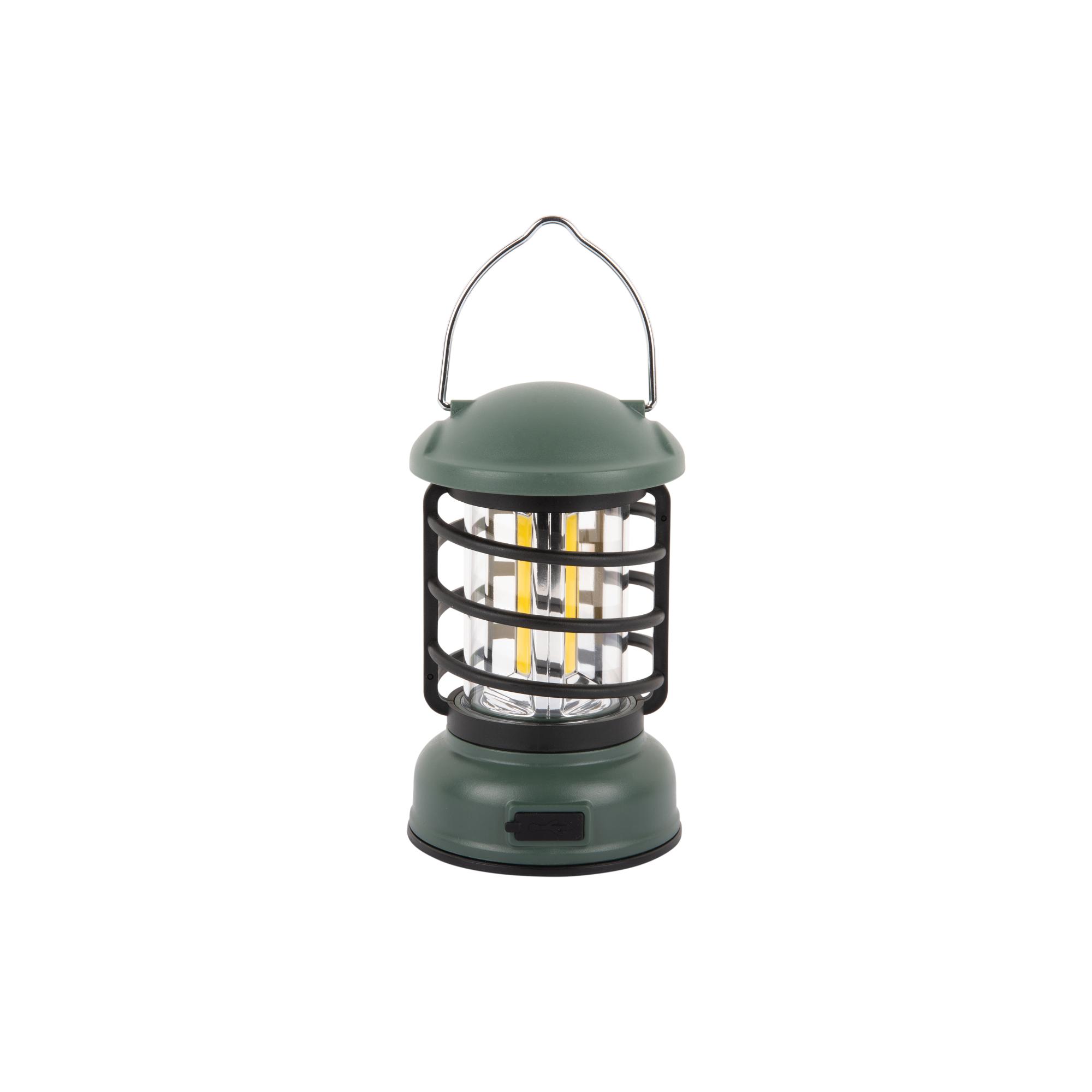 Leitmotiv tafellamp Camping Lantern LED - groen - Ø8.5cm