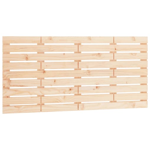 NNEVL Wall Headboard 156x3x63 cm Solid Wood Pine