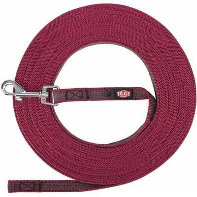 Trixie Rubber Drag Lead - Sangria