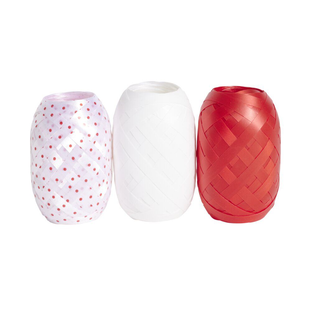 Bolduc rouge blanc et traditionnel 10m x3
