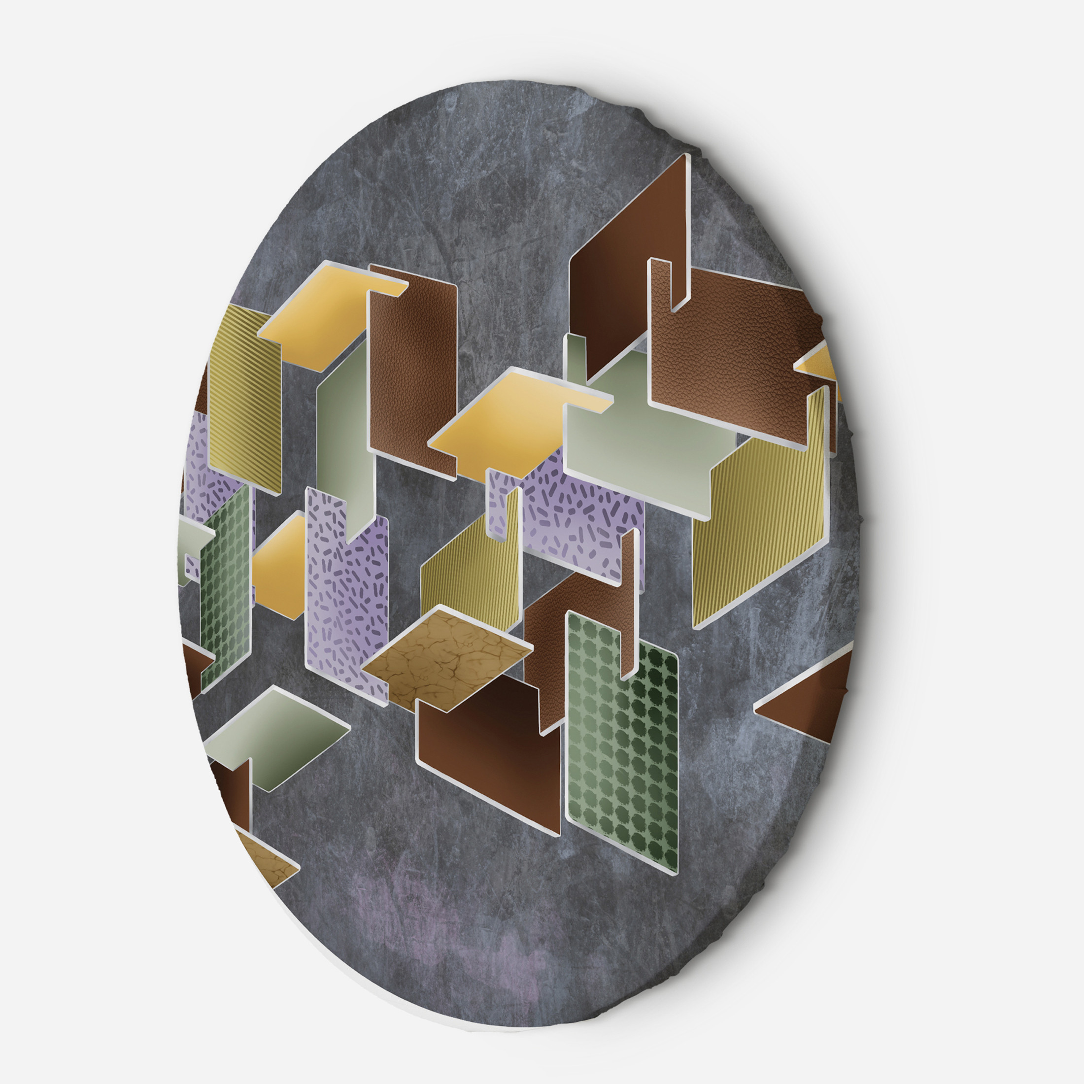 Feeby Okrągly obraz, Puzzle 3D 40d