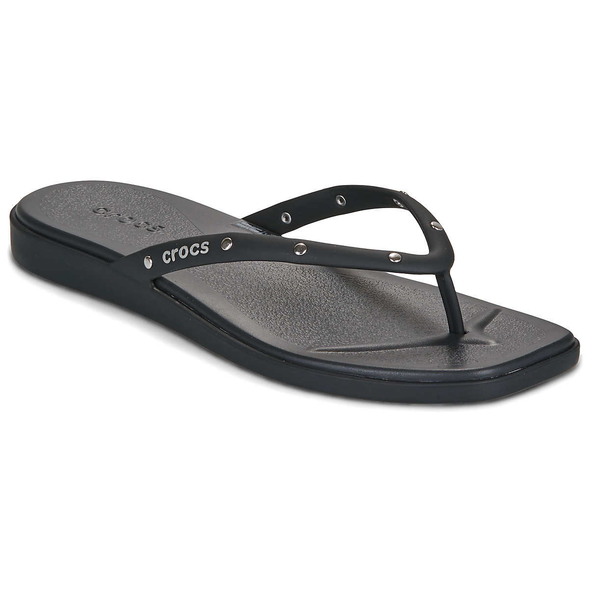 Crocs - MIAMI STUDDED FLIP - Black