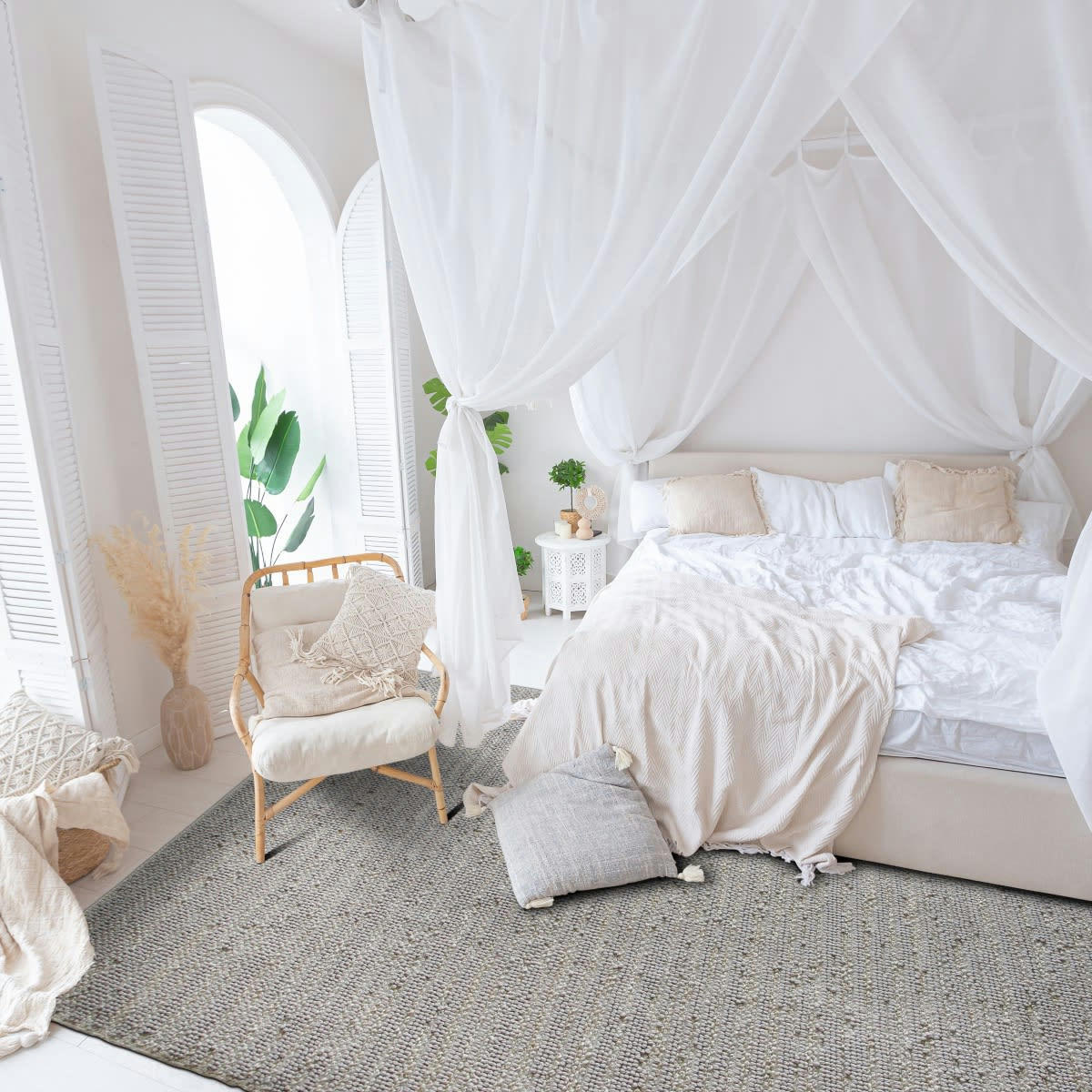 MEDIA - Tapis en polypropylène et coton motif lignes beige 160x230