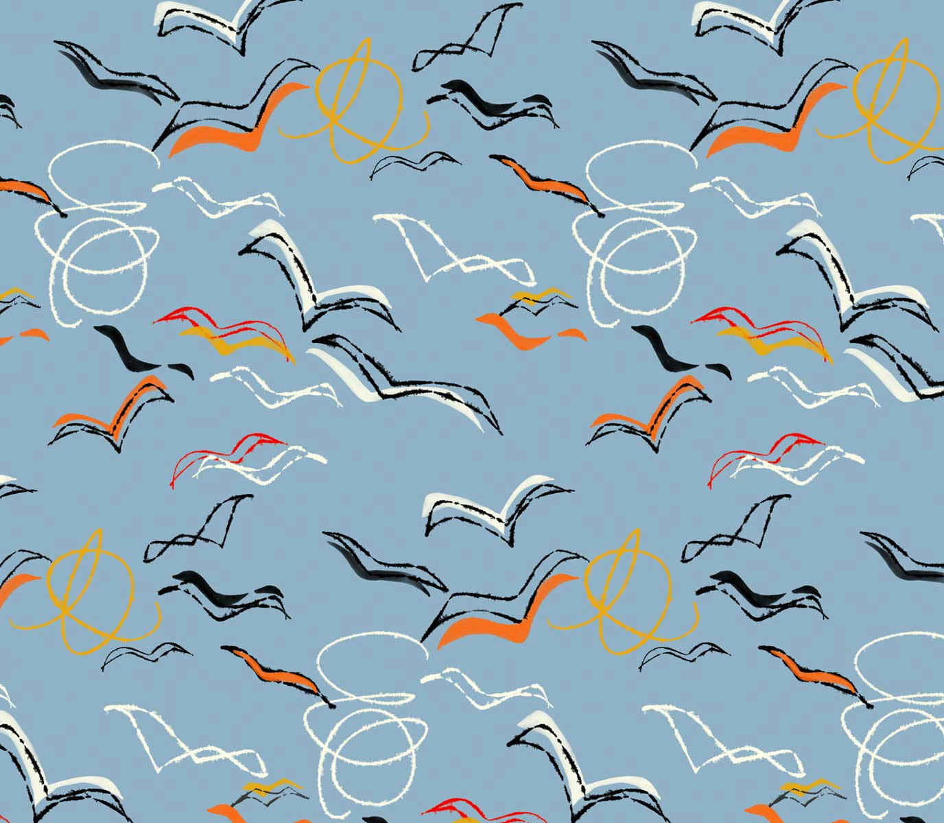 GOÉLANDS - Tête de lit en tissu sans support en bois 160*140 cm