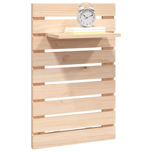 NNEVL Wall-mounted Bedside Shelves 2 pcs Solid Wood Pine