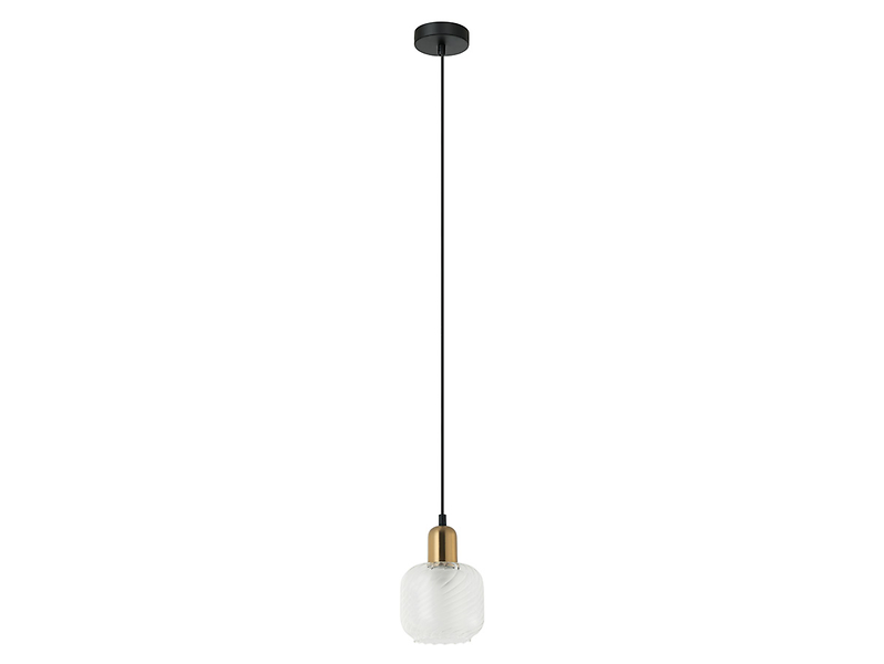 Lampa wisząca Lamezia szklana transparentna