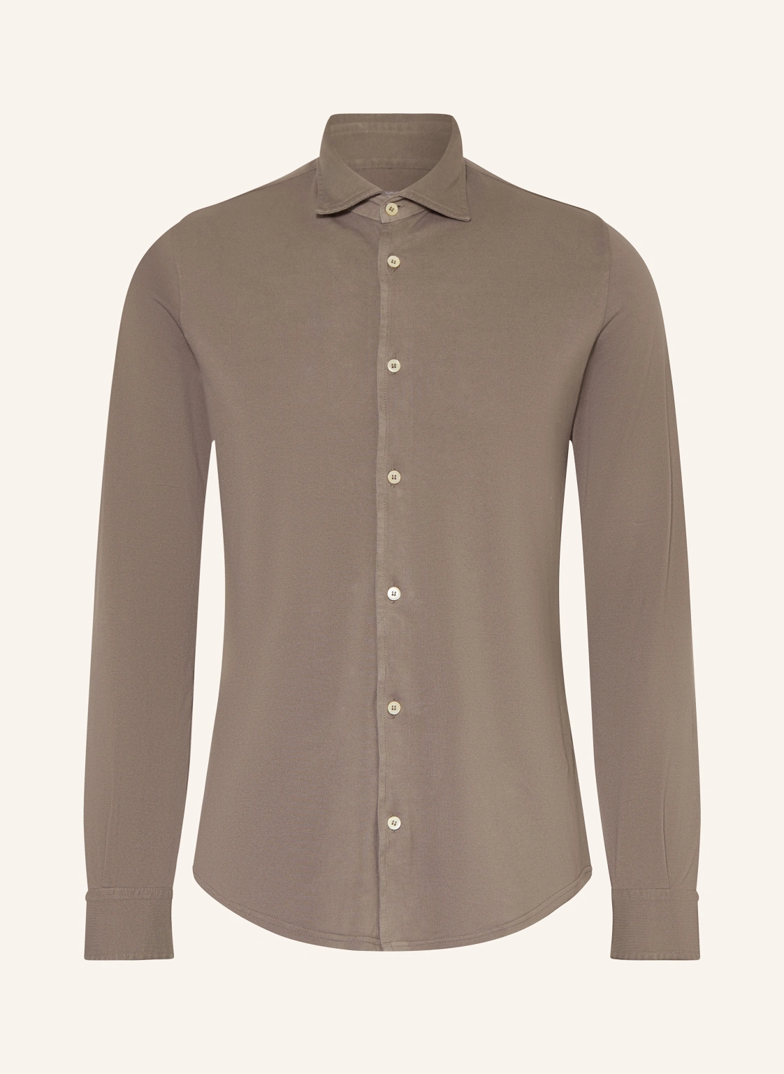 FEDELI Piqué-Hemd STELVE Slim Fit