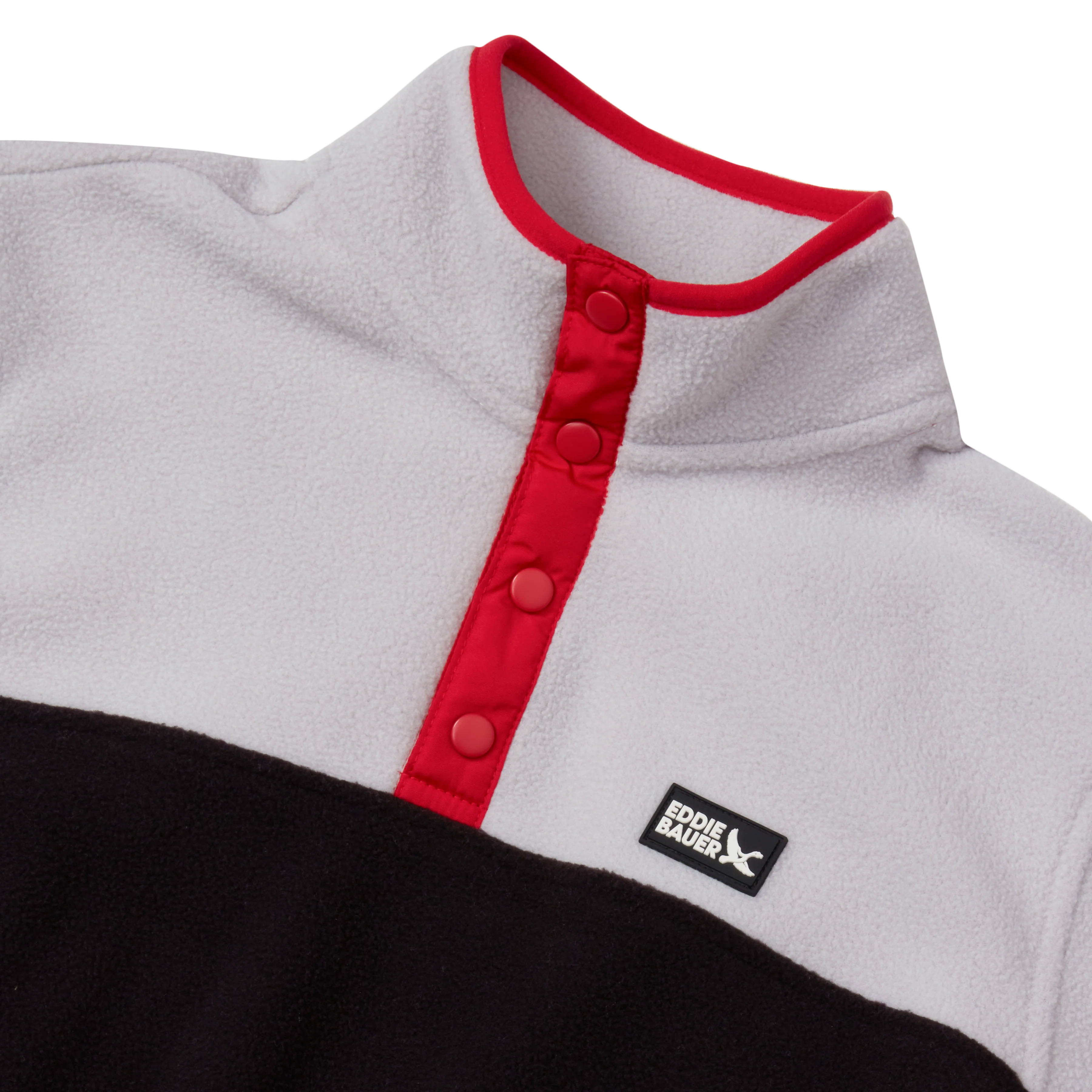Boys Quest Fleece Snap Neck