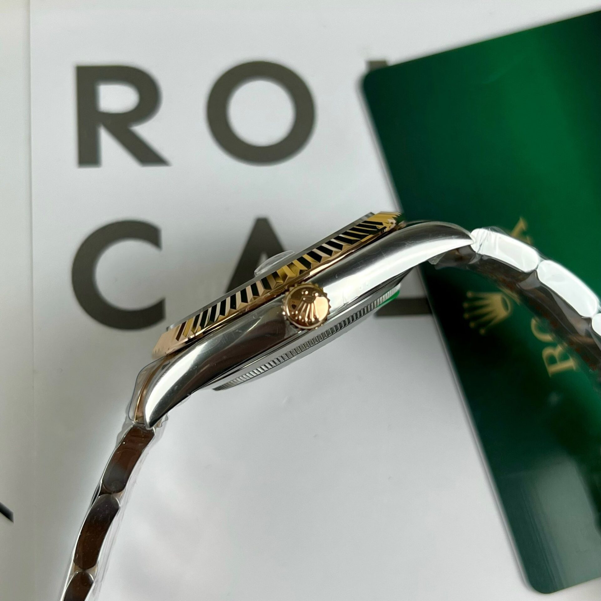 Rolex Datejust 126331 SS/RG Plated Chocolate Dial 41mm Oyster Super Clone