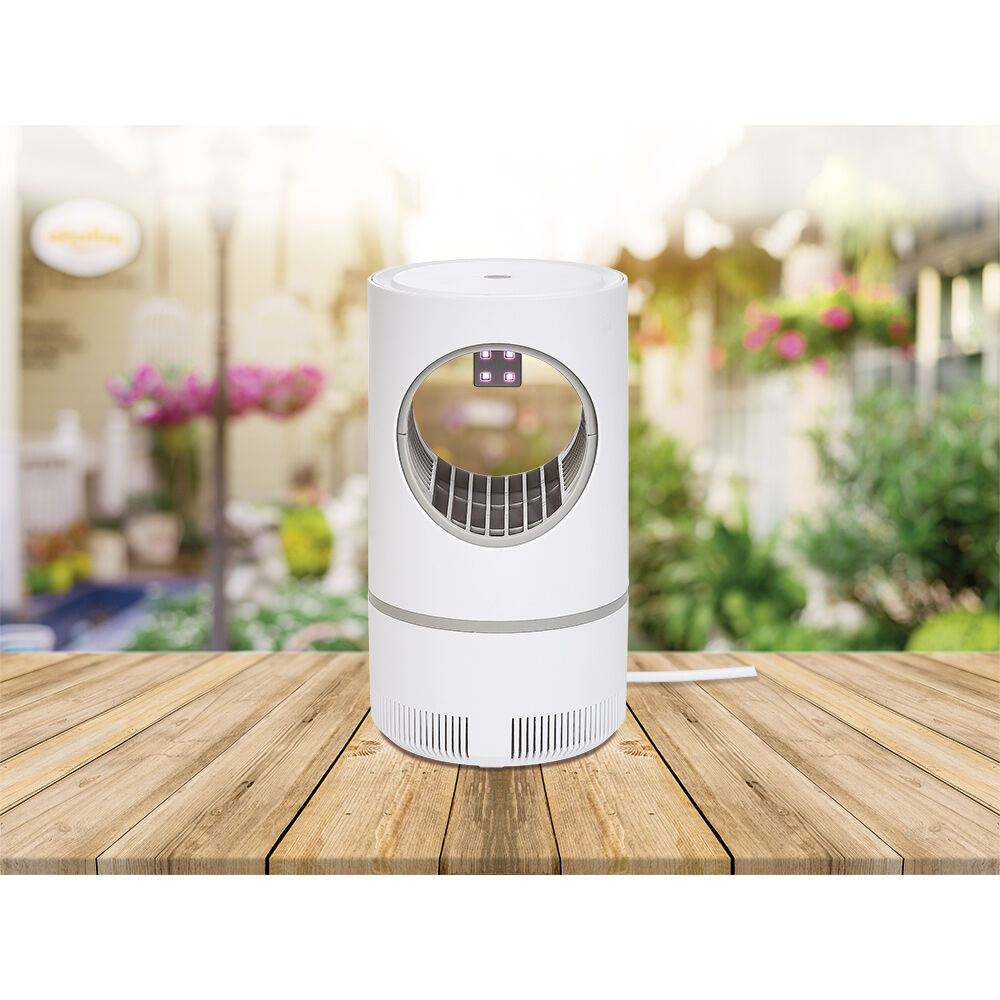 Lampe insecticide USB Out Insect blanche à poser 3W 40m&sup2;