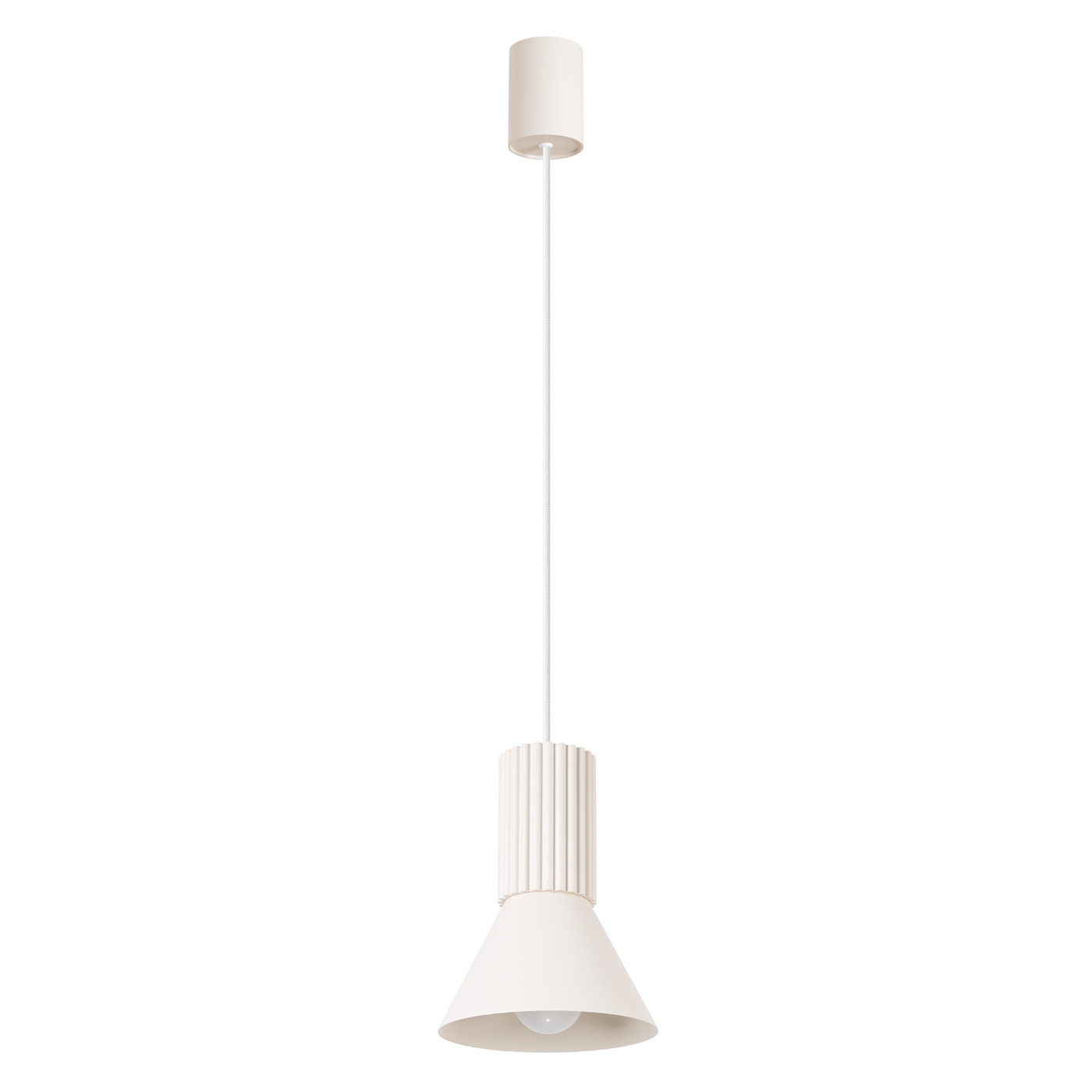 Lampa wisząca ESTRIA 1 beżowa