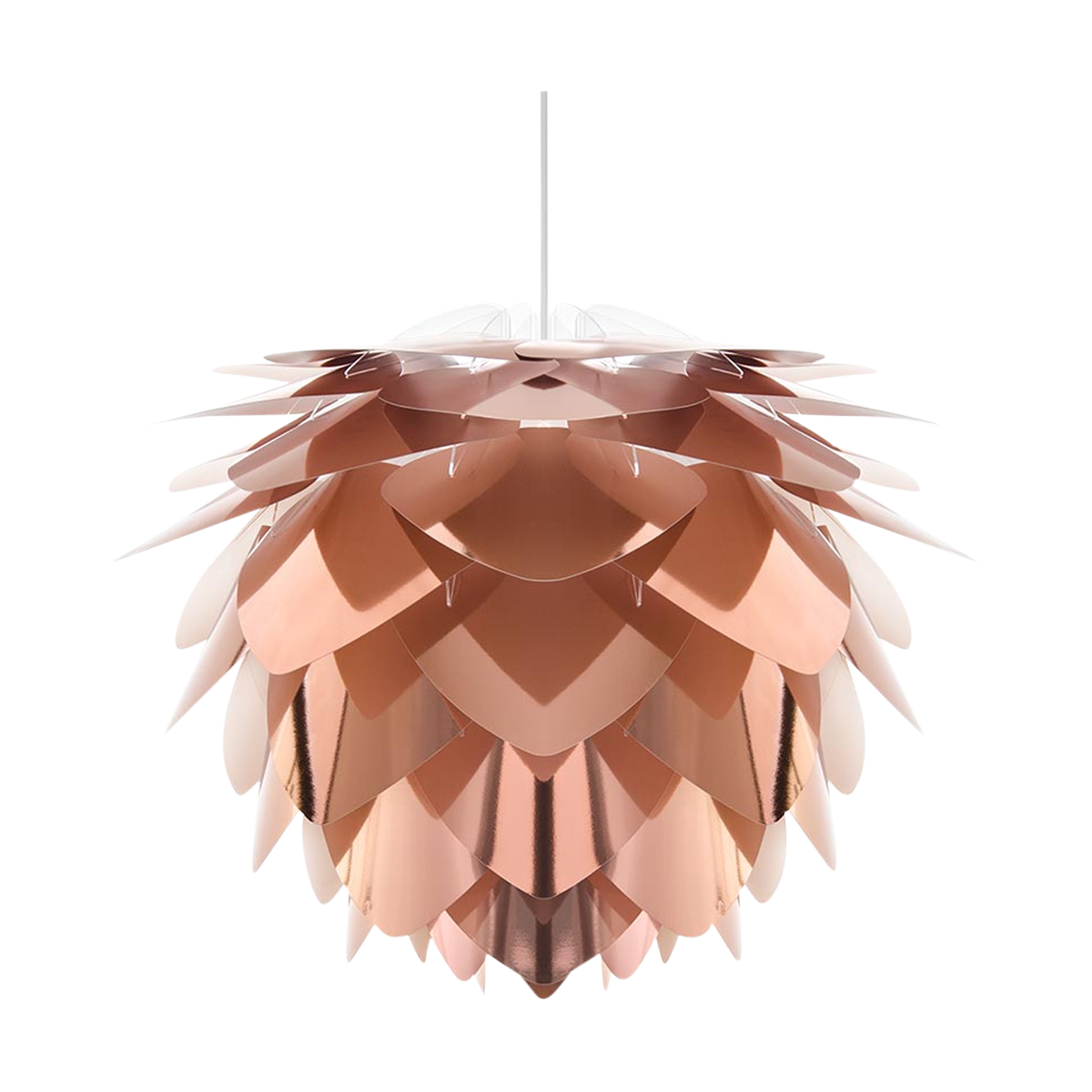 Umage Silvia Mini hanglamp copper - met koordset wit - Ø 32 cm