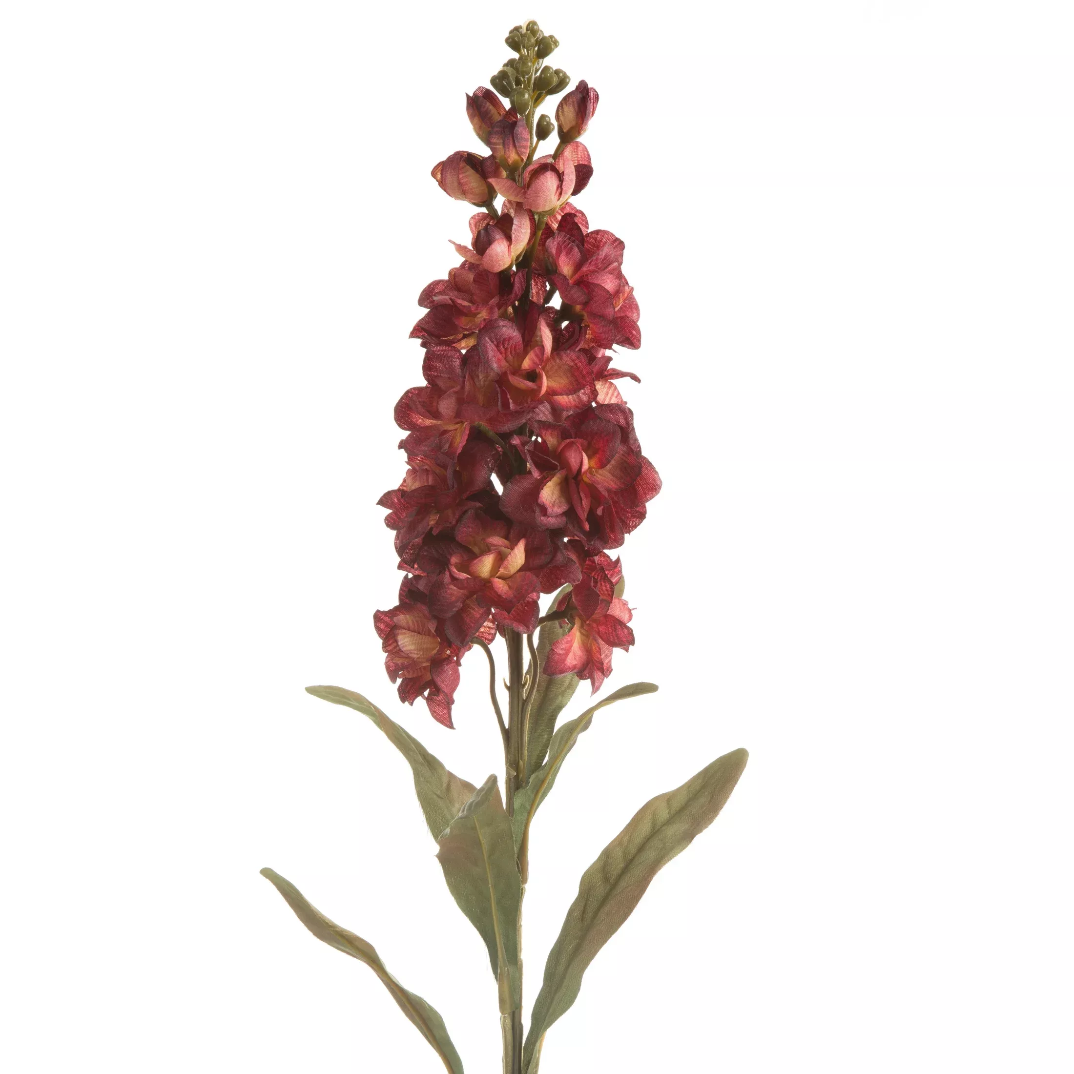 Kwiat sztuczny ostróżka bordowa 80 cm
