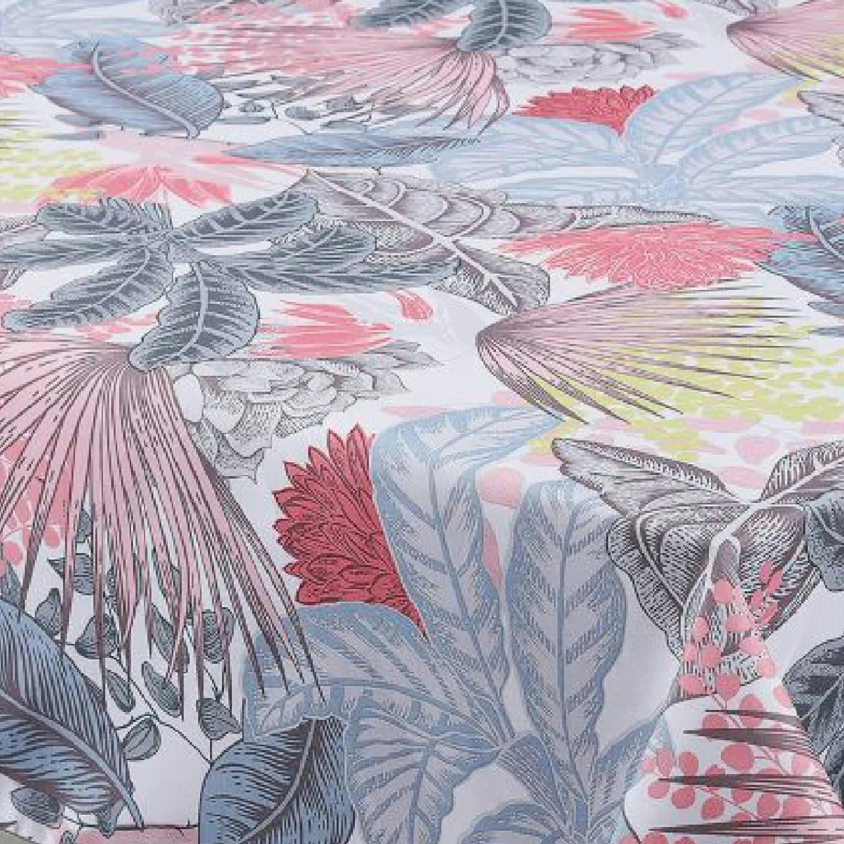 - Nappe rectangle outdoor au style exotique polyester blanc 240 x 145