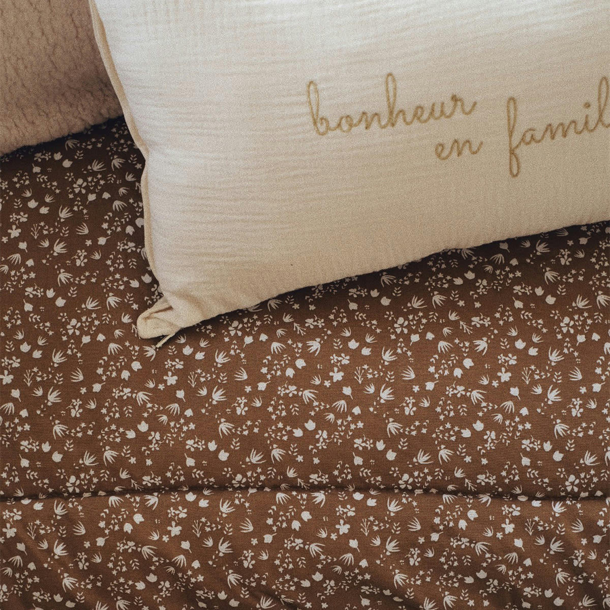 - Housse de couette en coton bio envolée (140x200cm)