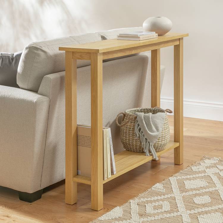Habitat Adler Narrow Console Table - Natural