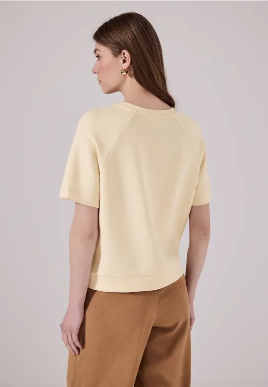 Raglan T-Shirt in Silk-Optik