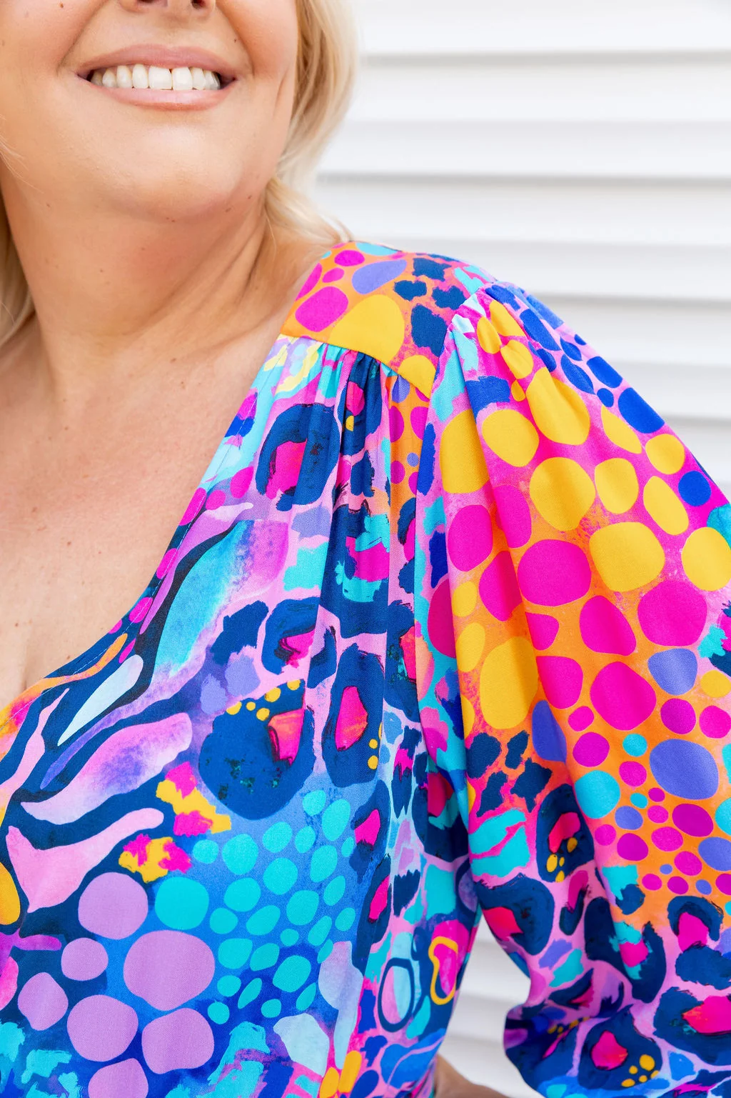 Billie Dress in Remix by Kasey Rainbow