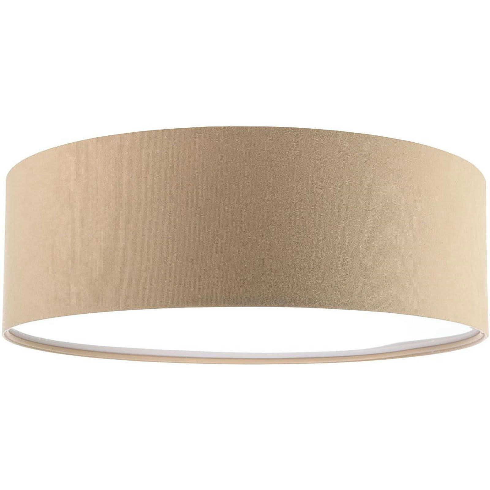 DEKO - Plafonnier Tissu Marron