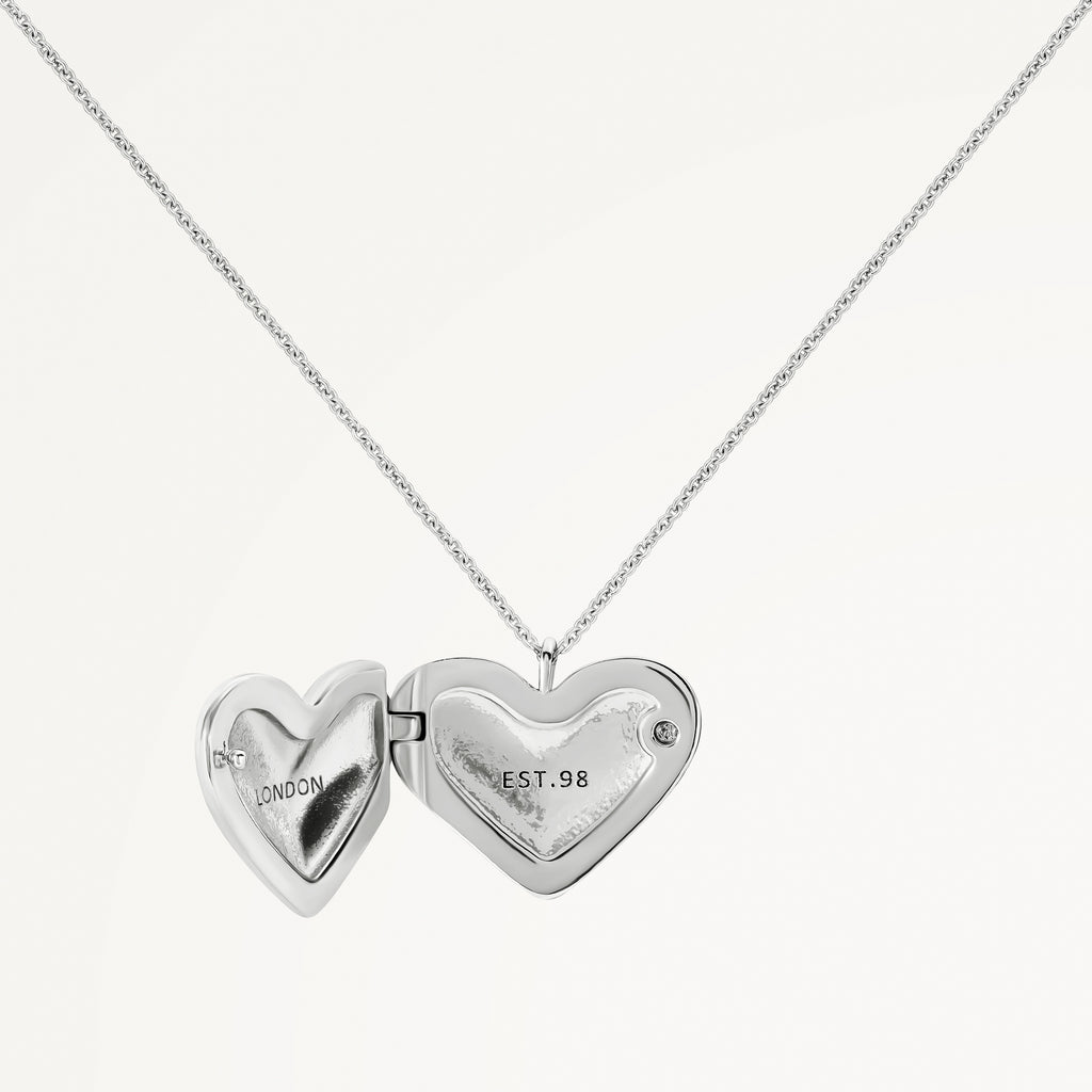 Beaton Close - Hammer Heart Locket Necklace
