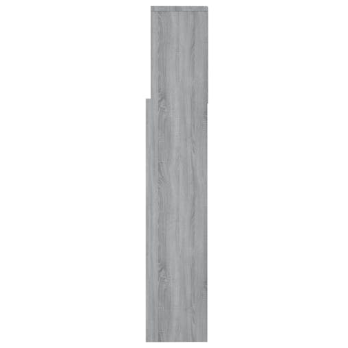 NNEVL Headboard Cabinet Grey Sonoma 160x19x103.5 cm