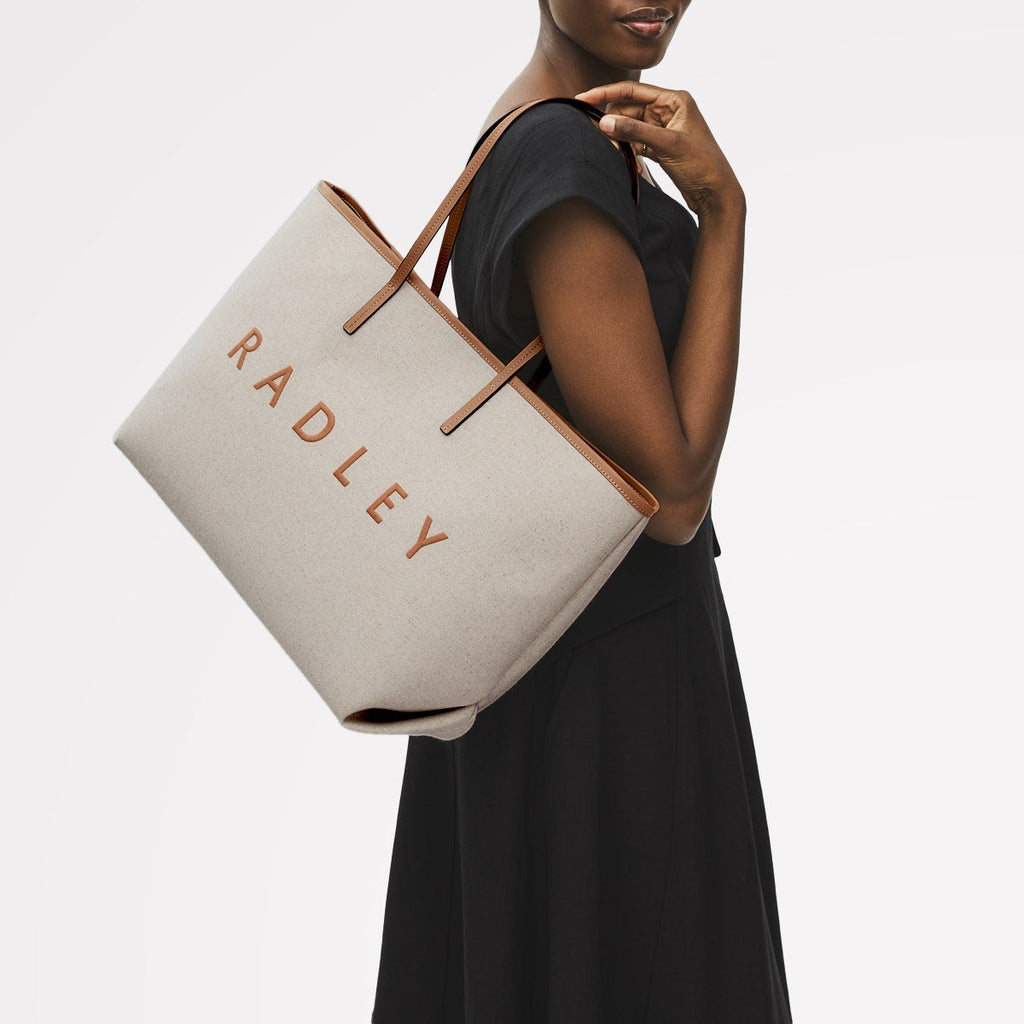 Sutherland Row - Large Open Top Tote Bag