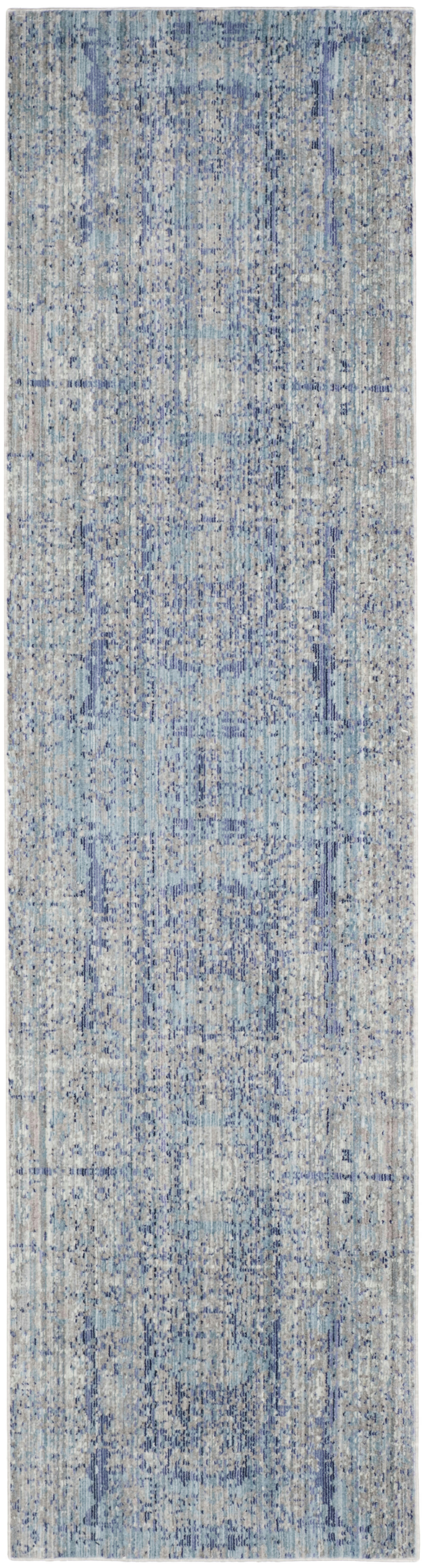 MYSTIQUE - Tapis de salon interieur en bleu ciel & multi, 69 x 244 cm