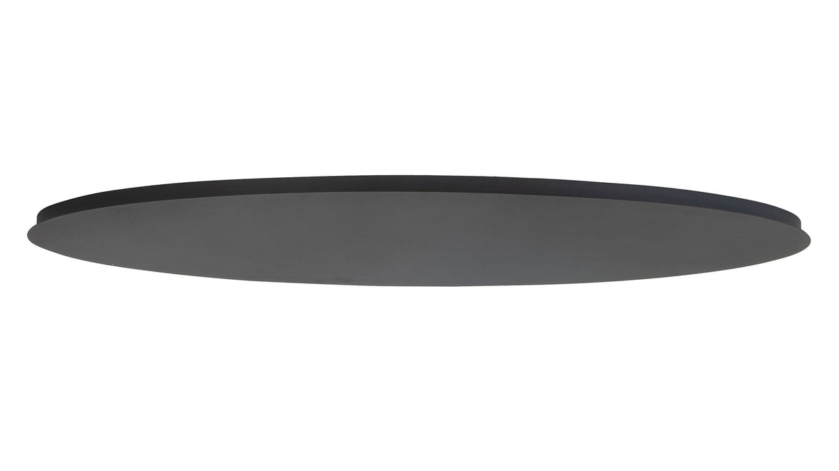 Ylumen plafondplaat ovaal - 140 x 3.5  cm - zwart
