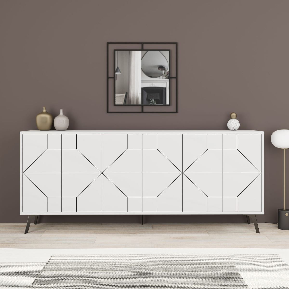 Calicosy - DUNE Buffet met 6 versierde - H77,4 cm
