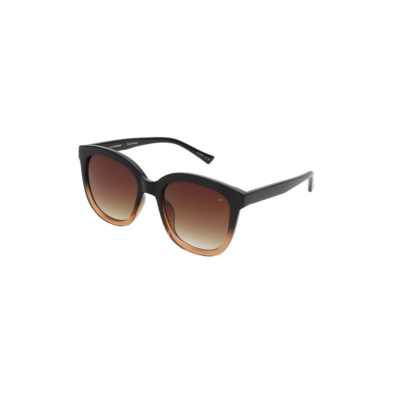 Billy Solbriller, black/brown transparent