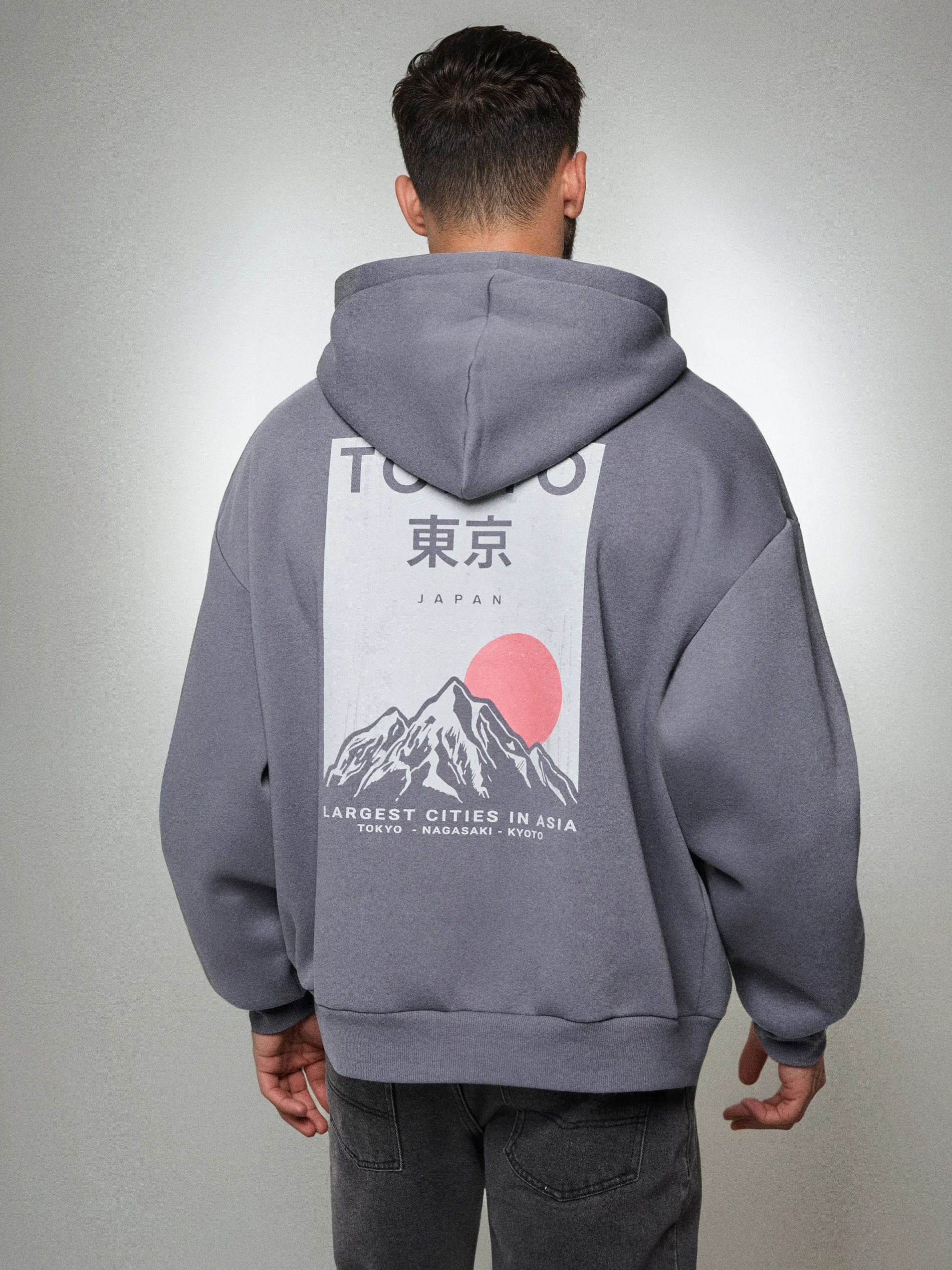 Bluza hoodie z nadrukiem