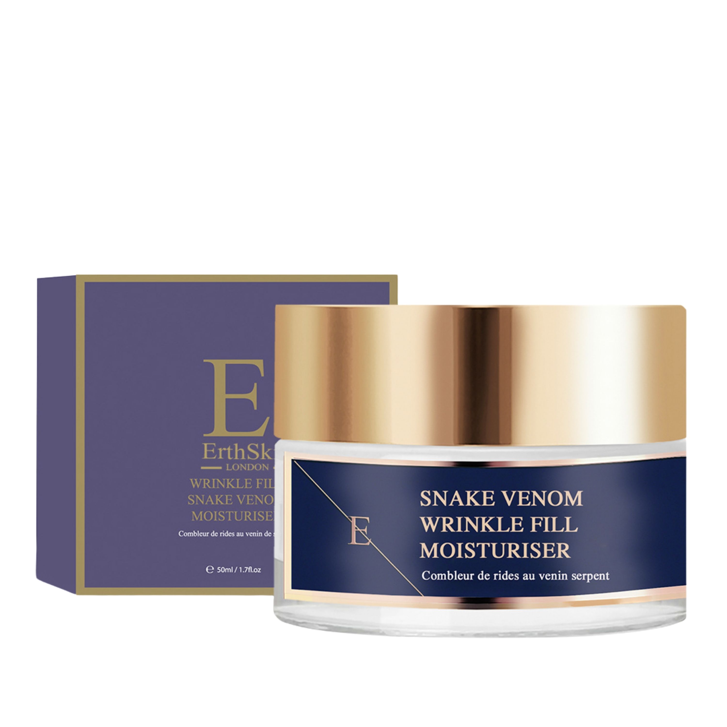 Erth Skin London 2x Wrinkle Fill Snake Venom Moisturiser 50ml