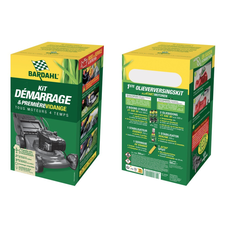 Kit de démarrage et de première vidange pour moteur 4 temps BARDAHL