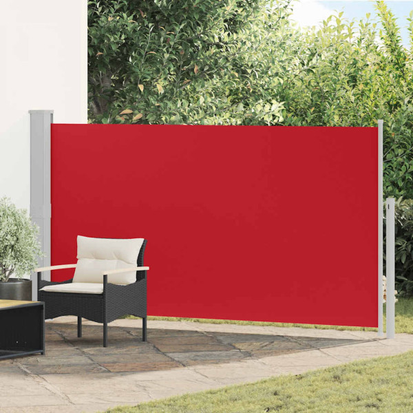 Markiza Boczna Tarasowa Balkonowa Czerwona Zwijana Ogrodowa 170 x 300 cm