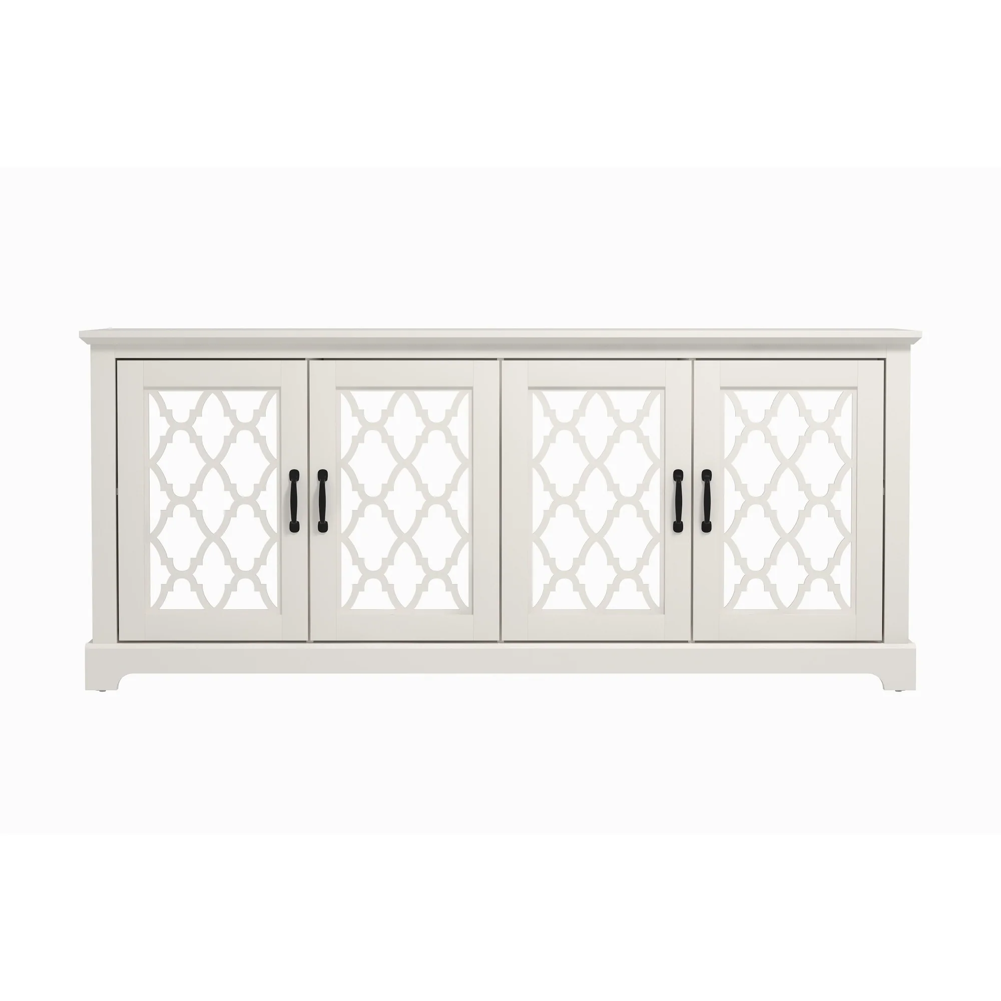 GALANO Heron 68.2 in. 4-Door Wide TV Stand for TVs up to 75 in. - 68.2L x 17.1W x 29.3H