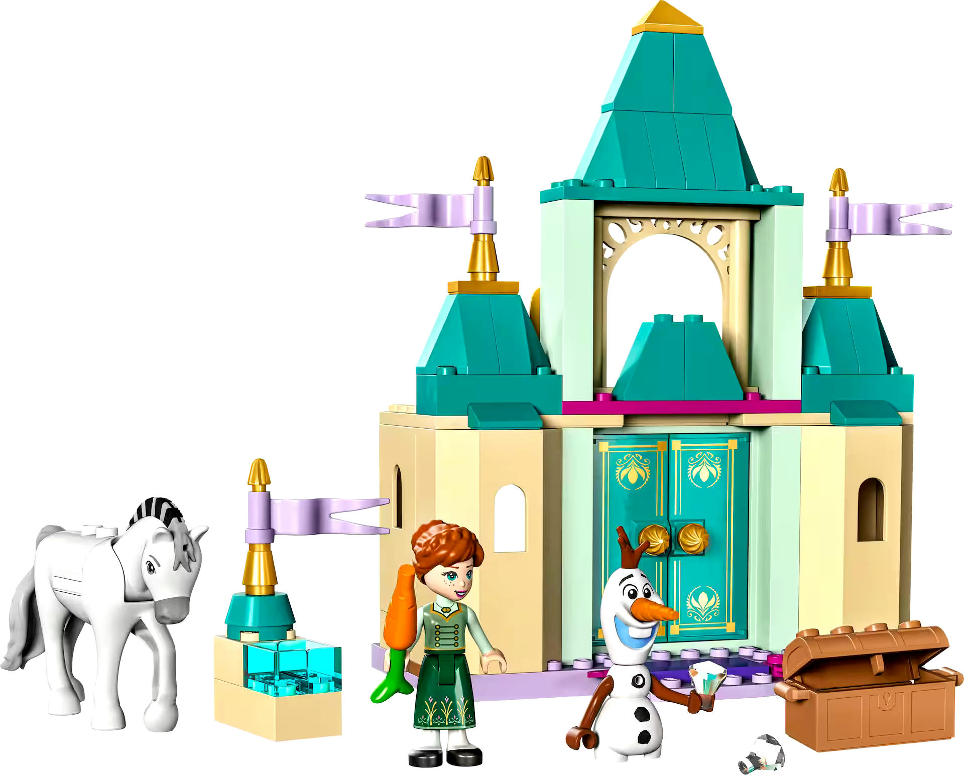 LEGO® 43204 Disney Anna and Olaf’s Castle Fun Set, Ages 4+, 108-pc