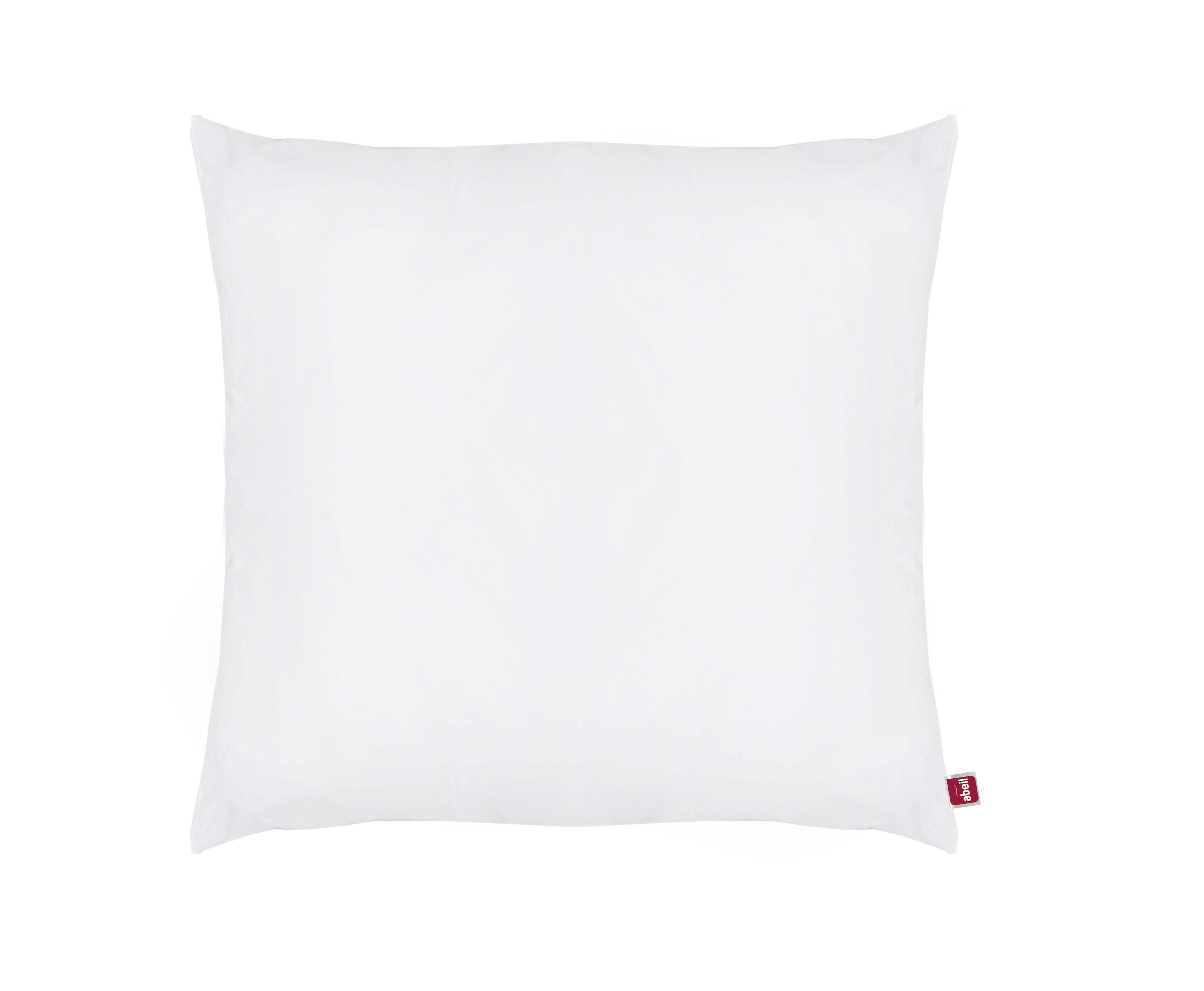 DOUCEUR - Lot de 2 oreillers 60 x 60 cm polyester moelleux blanc