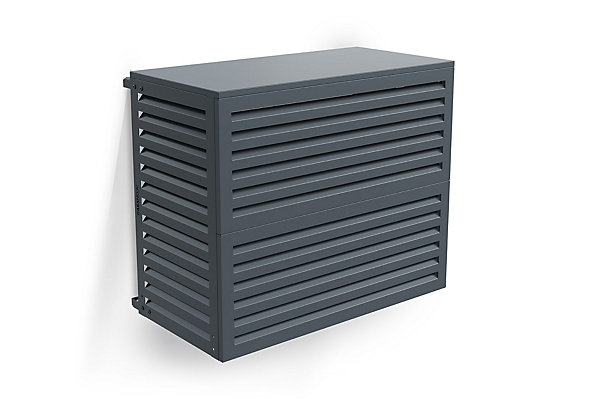 Cache clim aluminium gris Aneto - taille L