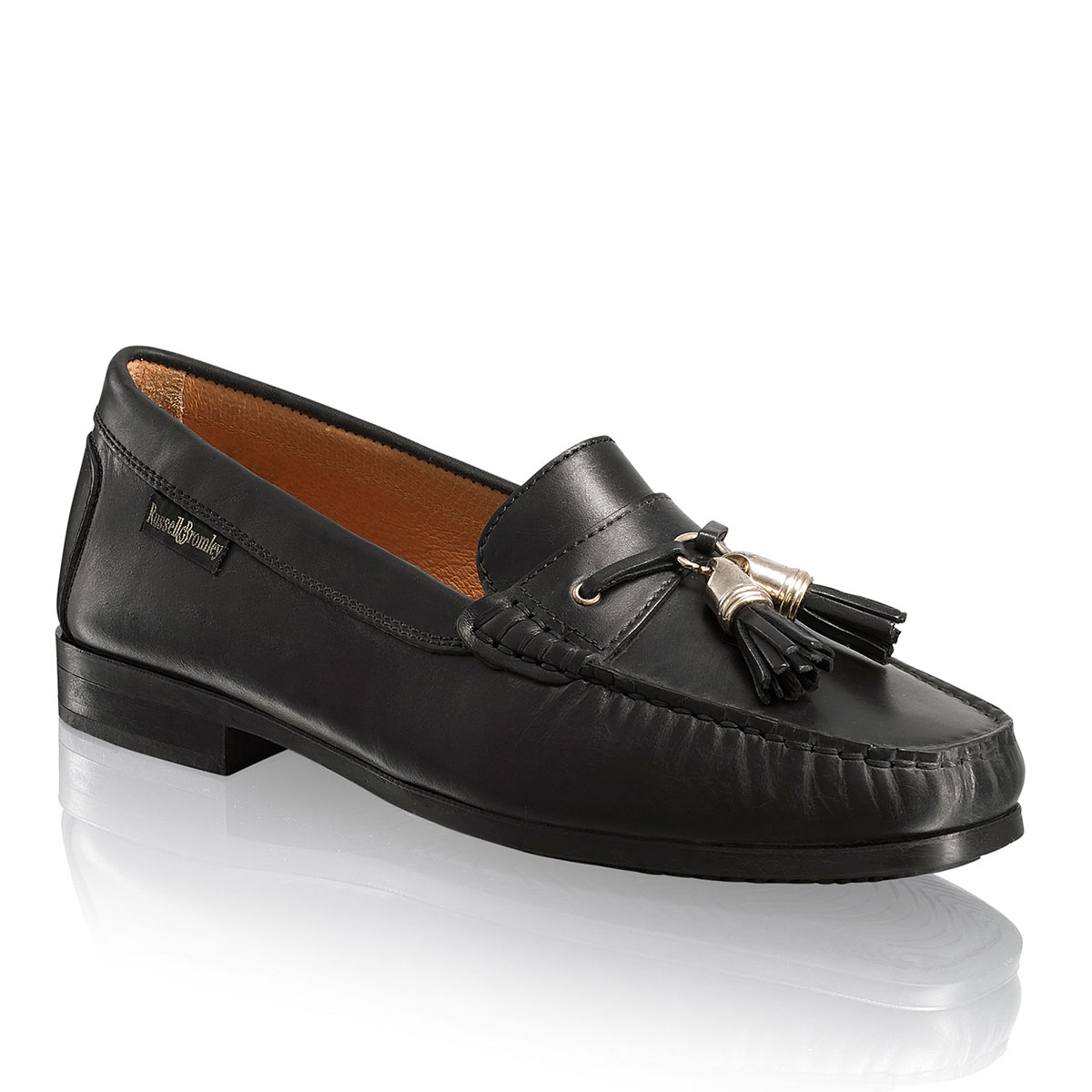 Russell & Bromley MOCHA Tassel Moccasin