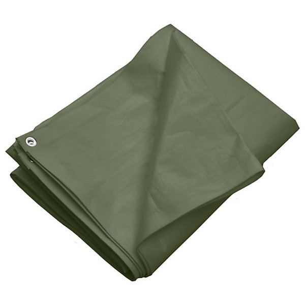 Bâche 260 g m² 3x5 m Vert PEHD