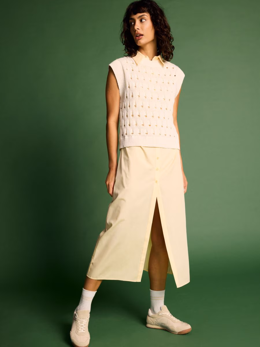 Midi Dress With Collar