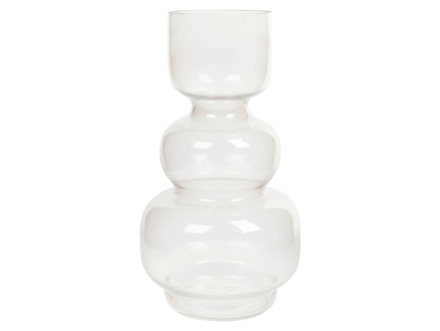 Wazon szklany 26 cm transparentny